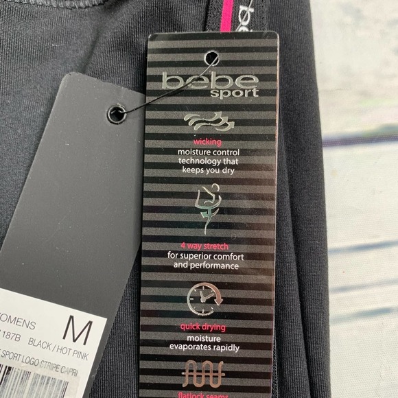 NWT BeBe Sport Capri Leggings - Small - Picture 3 of 4